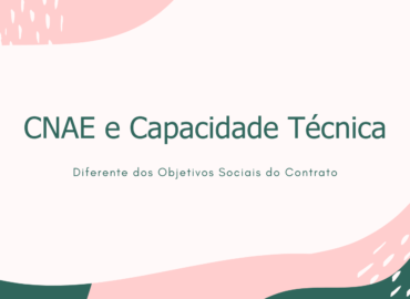 CNAE e capacidade técnica