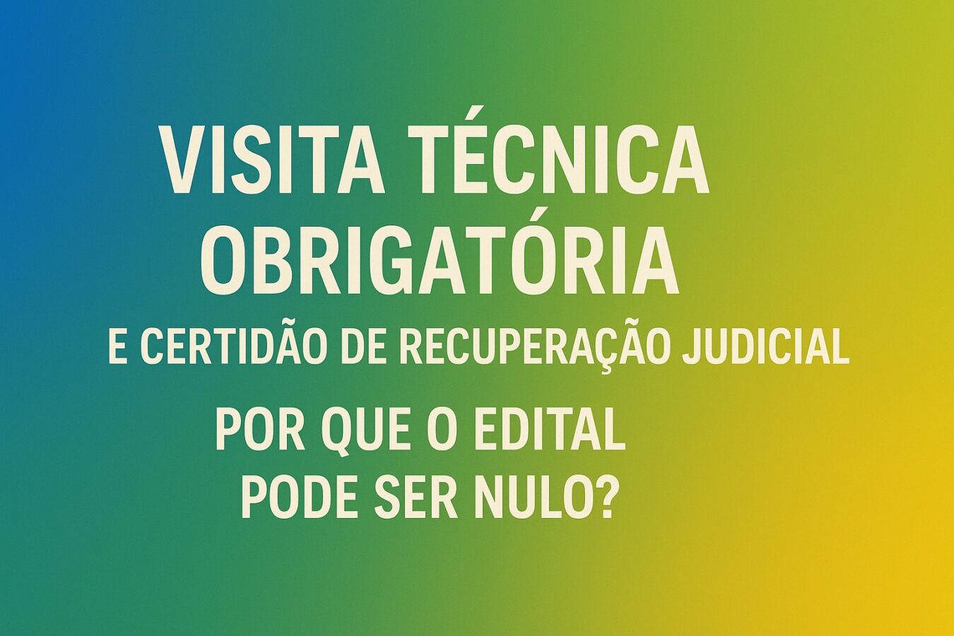 Visita Técnica Obrigatória