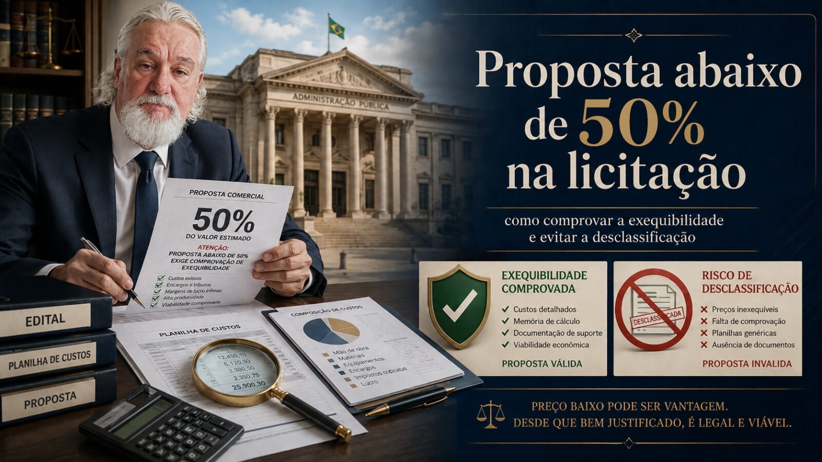 proposta inexequível na licitação