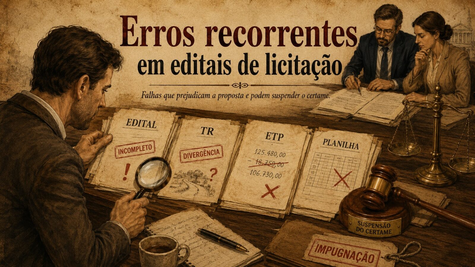 erros em editais de licitação